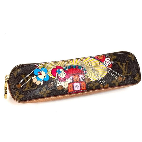 LOUIS VUITTON Monogram Vivienne Trousse Elizabeth pouch pencil case - Picture 1 of 13